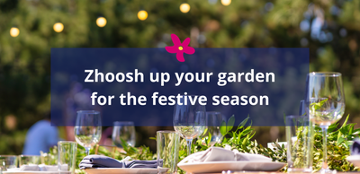 Zhoosh up your garden for the festive season