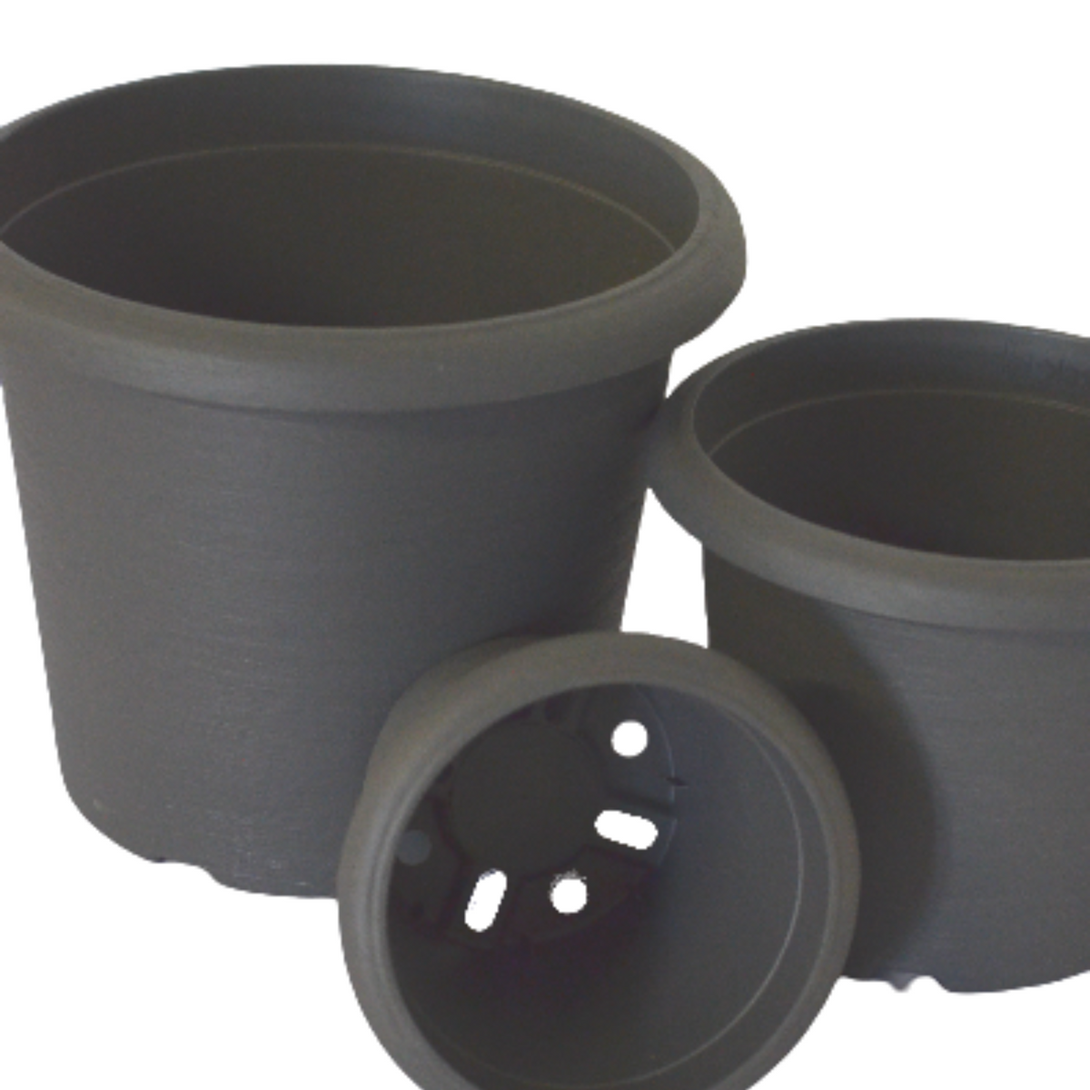 Terrae Vaso Cilindro Plastic Pot (Grey) – Cape Garden Online